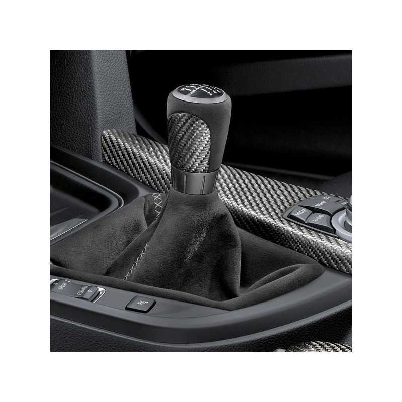 Pommeau de levier de vitesse avec soufflet alcantara BMW M Performance pour BMW Série 1 F20 F21