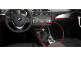 Cache de console centrale Alu satiné pour BMW Série 1 F20 F21