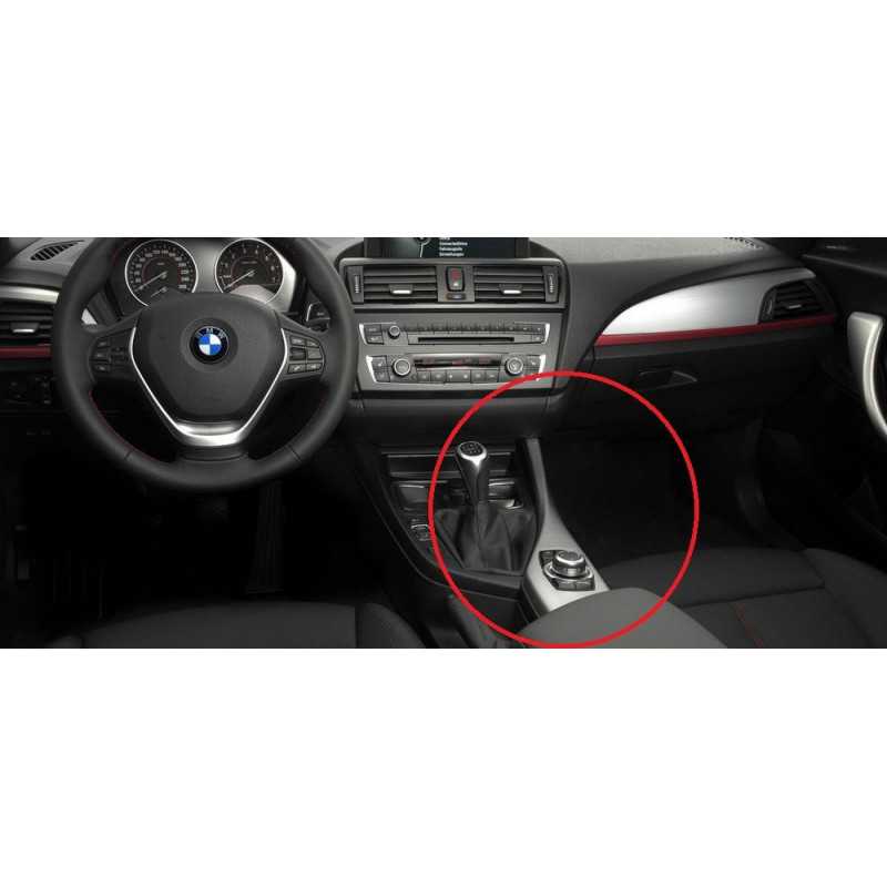 Cache de console centrale Alu satiné pour BMW Série 1 F20 F21