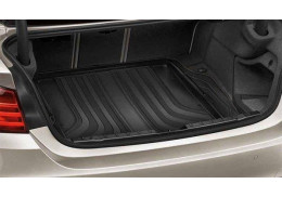 Noir pour BMW 2 Series Gran Tourer 2014-2020 QOHFLD Tapis de Coffre Bac de Protection Antiderapant en sur Mesure
