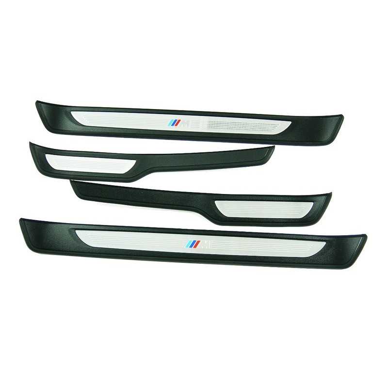 Barre de seuil BMW M en acier inox BMW Série 3 E90 E91