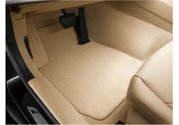 Jeu de tapis de sol beige en velours BMW Série 3F30 F31