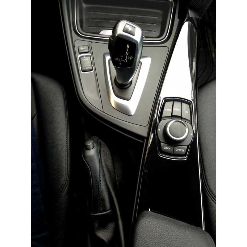 Cache décor console centrale "Piano Black" pour BMW Série 3 F30 F31 F34