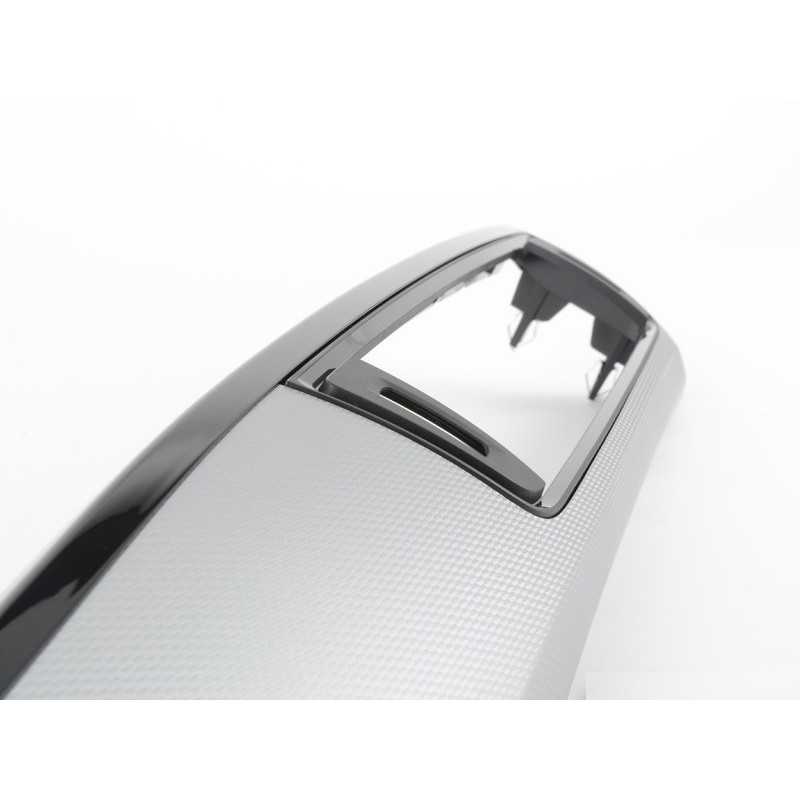 Placage blanche de bord aluminium "Hexagon" pour BMW Série 3 F30 F31 F34 GT