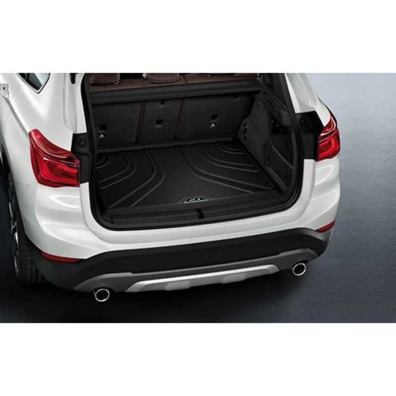 Protection Tous Temps Tapis Protection Coffre Voiture Accessoire Tapis de Coffre en Cuir Couverture De Tapis pour BMW X1 2016-2022 