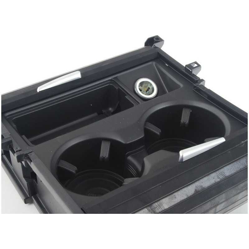 Porte-gobelets de console centrale avant avec tiroirs coulissants pour BMW  X6 E71