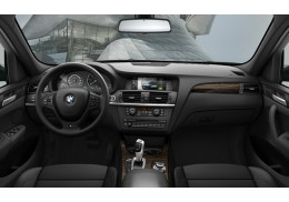 Cache décor de console centrale finition "Fineline wave" pour BMW X3 F25