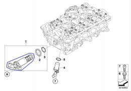 Électrovanne de culasse pour BMW Série 1 E81 E82 E87 E88 (essence uniquement)