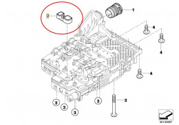 Adaptateur pièce de montage boite de vitesse pour BMW Série 1 E81 E82 E87 E88