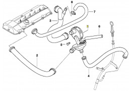 Soupape régulatrice de pression (+ durites) pour BMW E46