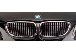 Paire grilles calandre chromées BMW pour Série 3 E90 E91 phase 2 (07/2008 à aujourd'hui)