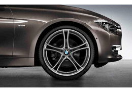 Jante Style 361 à rayons doubles, bicolore, « Ferricgrau »/poli pour BMW Série 3 F30 F31