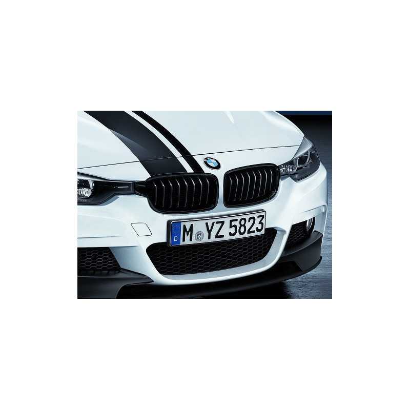 TEAO Grille De Lame d'air Avant De Voiture pour BMW 3 Series F30 F31 M Pack  2013-2019, Garniture De Cadre De Décoration De Calandre Avant Pièces  Automobiles,A : : Auto et Moto