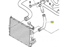 Durit radiateur pour BMW Série 3 E46