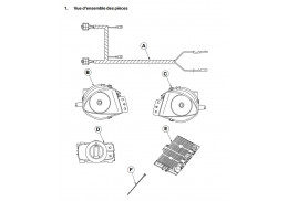 Kit antibrouillard pour BMW Série 3 E90 E91 (phase 1)