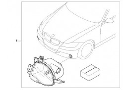 Kit antibrouillard pour BMW Série 3 E90 E91 (phase 1)