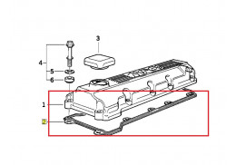 Joint cache culbuteur / Joint de profil couvre culasse pour BMW Série 3 E46 (pour 316 et 318i uniquement)