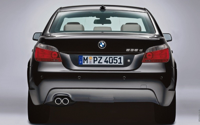 Becquet De Toit Arrière Pour BMW Série 5 E60 2004-2010 - Noir Brillant