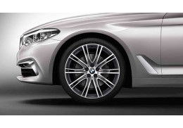 Jante 20" à rayons en V style 759 i bicolores, Orbitgrey/finition brillante pour BMW Série 5 G30 G31