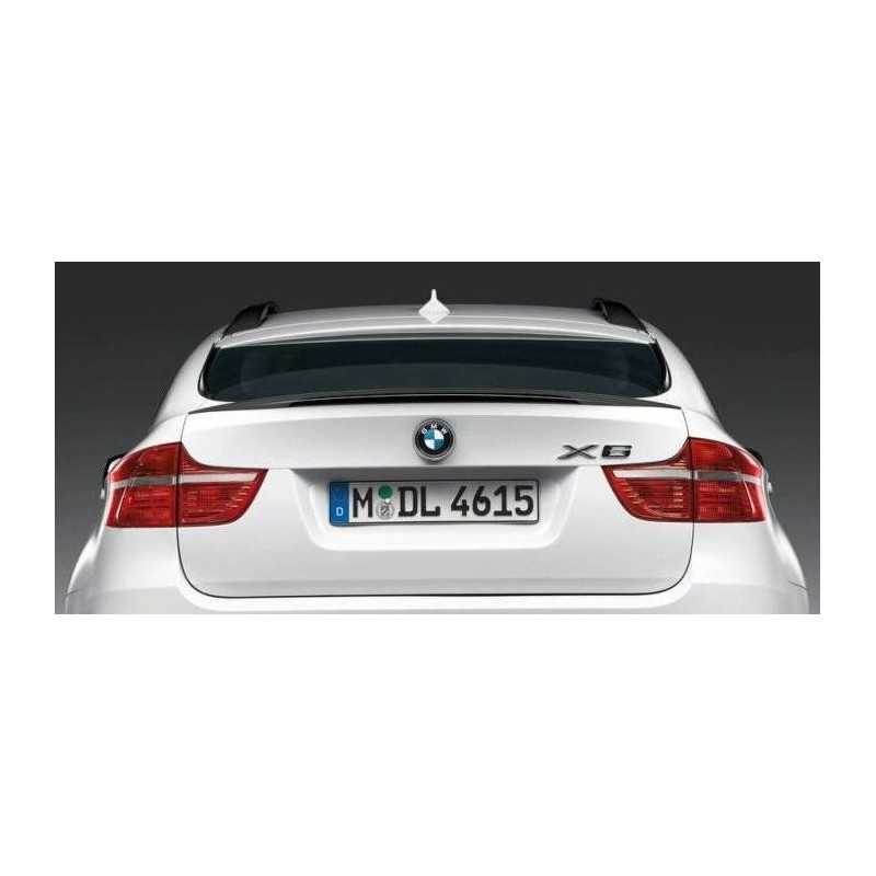 Couvercle de Coffre de Coffre à Bagages HJHNB Becquet arrière en FRP Non Peint Rear Spoiler pour BMW E71 X6 2008-2014 