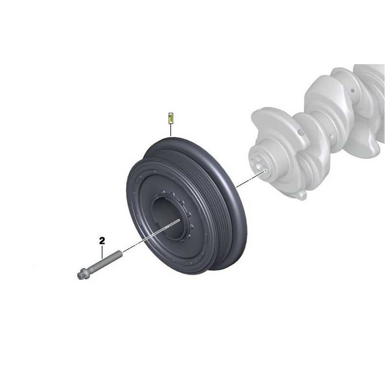 Amortisseur de vibrations (Poulie de vilebrequin) avec vis pour BMW X3 E83