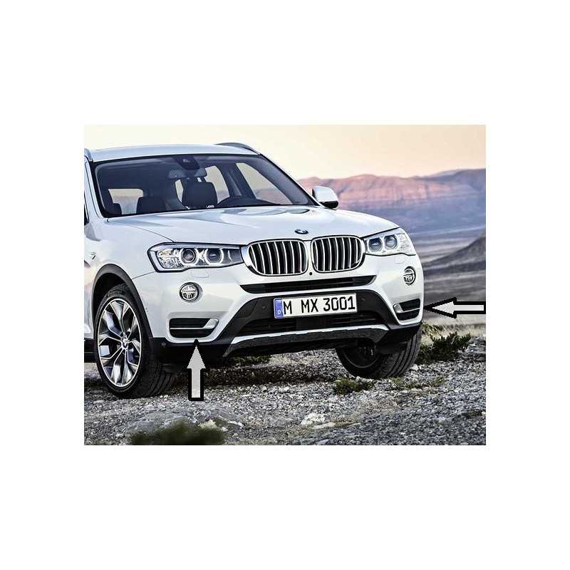 Grilles latérales de pare-choc avant finition Xline pour BMW X3 F25