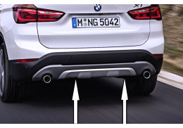 Cache de pare-choc arrière finition Xline pour BMW X1 F48