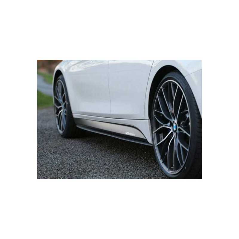 Extensions de bas de caisse (deux cotés) noir mat BMW M Performance pour BMW  Accueil | Voitures | Série 4 F32 F33 F36