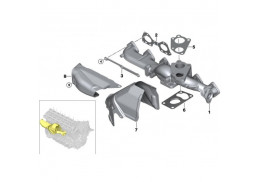 Joint sans amiante collecteur d'échappement pour BMW Série 5 E60 E61