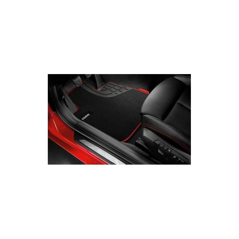 Tapis de sol textile avant et arrière Finition Sport pour BMW Série 2 Coupé (F32) Cabriolet (F33) et Active Tourer (F45)