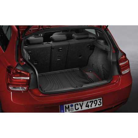 Noir pour BMW 2 Series Gran Tourer 2014-2020 QOHFLD Tapis de Coffre Bac de Protection Antiderapant en sur Mesure