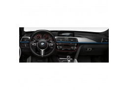 Kit placages intérieur Aluminium finition HEXAGON Blau MATT pour BMW  Accueil | Voitures | Série 4 F32 Coupé F33 Cabriolet