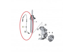 Capteur de roue avant ABS / émetteur d'impulsions DSC pour BMW Série 1 F20 F21