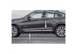 Moulures de bas de porte finition Xline pour BMW X4 F26