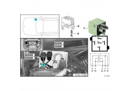 Relais vert de délestage pour BMW X5 E53 E70 F15