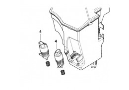 Pompe de lave-glace avec tamis pour BMW X3 E83