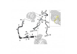 Tuyau d'huile turbocompresseur pour BMW X5 E70