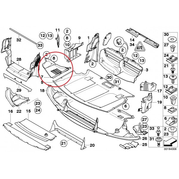 Cache Inférieur Base Moteur Pour DJI Matrice 30 (M1 & M2) - Neuf D'origine