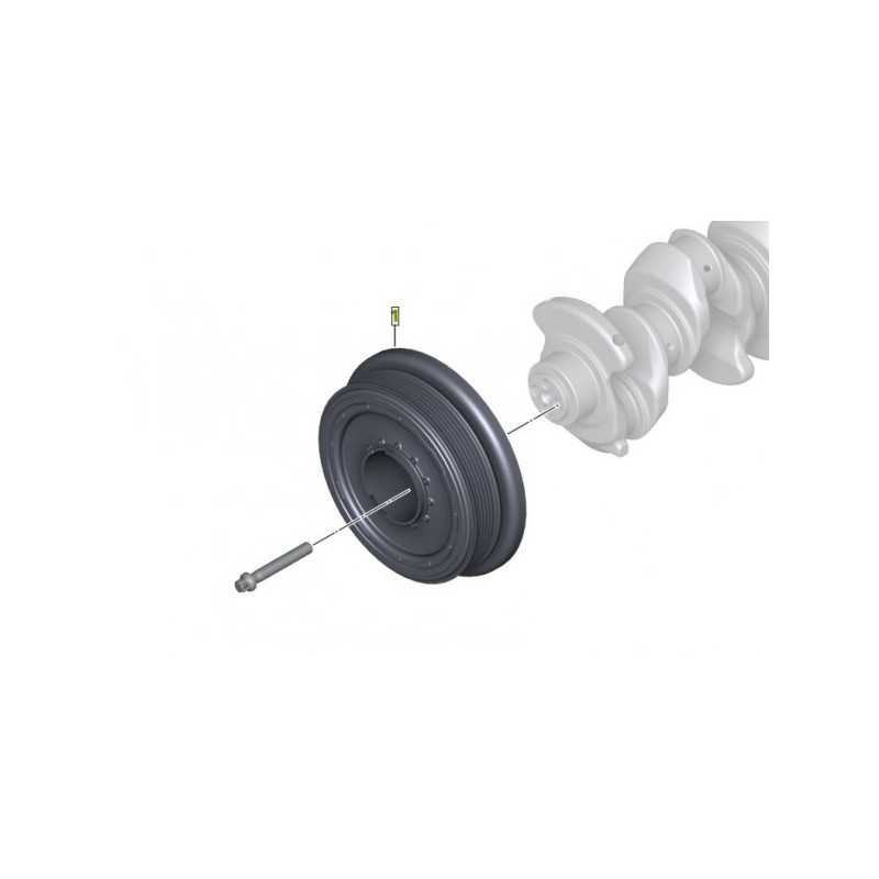 Amortisseur de vibrations Poulie dumper  pour BMW Série 3 F30 F31 F34 GT