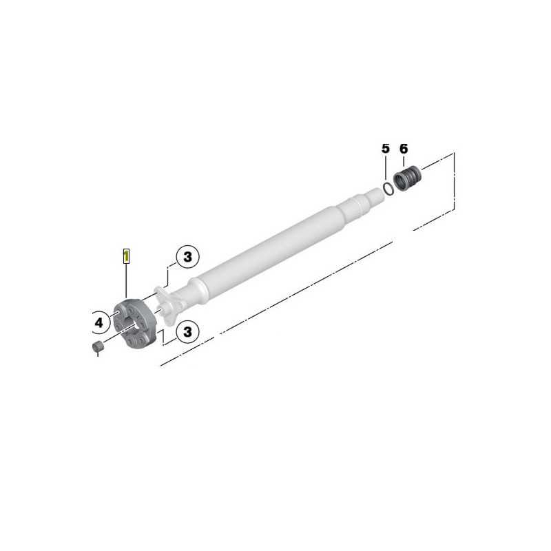 Flector de pont arrière pour BMW Série 1 E81 E82 E87 E88