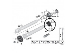 Palier intermédiaire d'arbre de transmission pour BMW Série 6 E63 E64