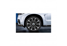 Jante 21" BMW M Performance style 599 M à rayons doubles, bicolores « Orbitgrey », polies BMW X6 F16