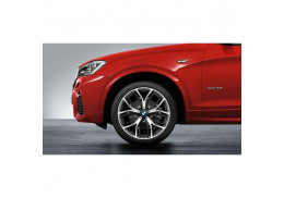 Jante 20" style 542 à rayons en Y, bicolores noir mat, polies, pour BMW X4 F26