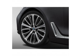 Jante 20" style 646 à rayons en W, polies pour BMW Série 7 G11 G12