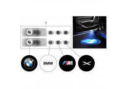 Eclairages de portes à LED pour BMW Série 2