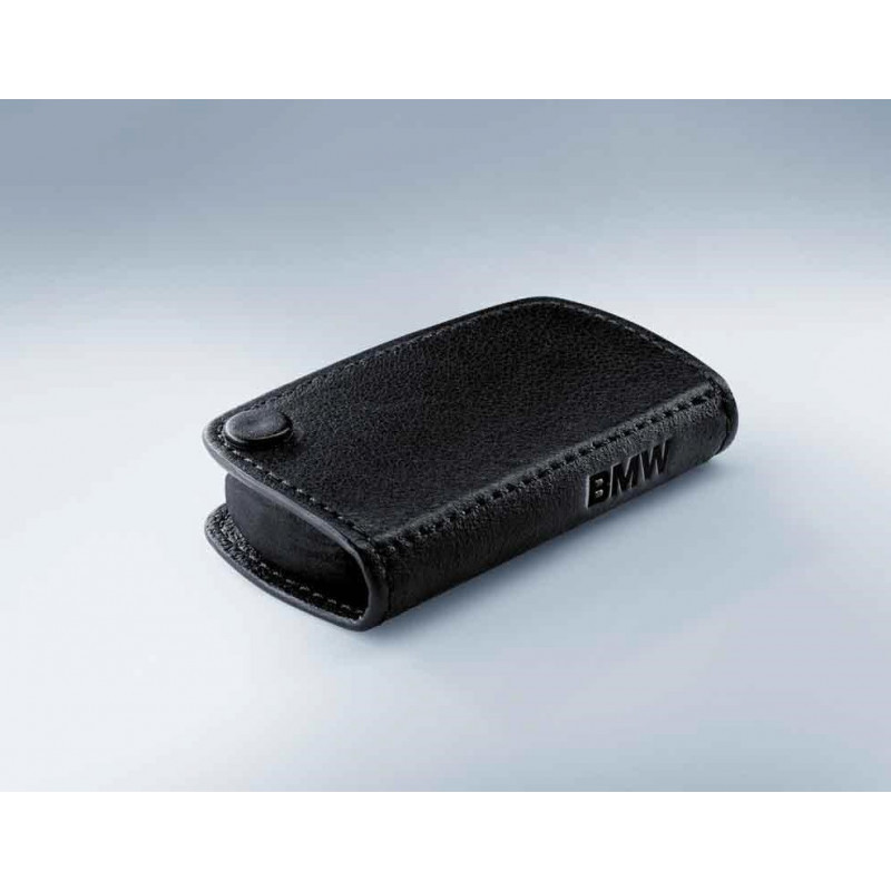 Étui En Cuir Pour Clé BMW I3 I8 - Protection élégante Contre Les Chocs - Bleu - Compatible Modèles 2014-2017