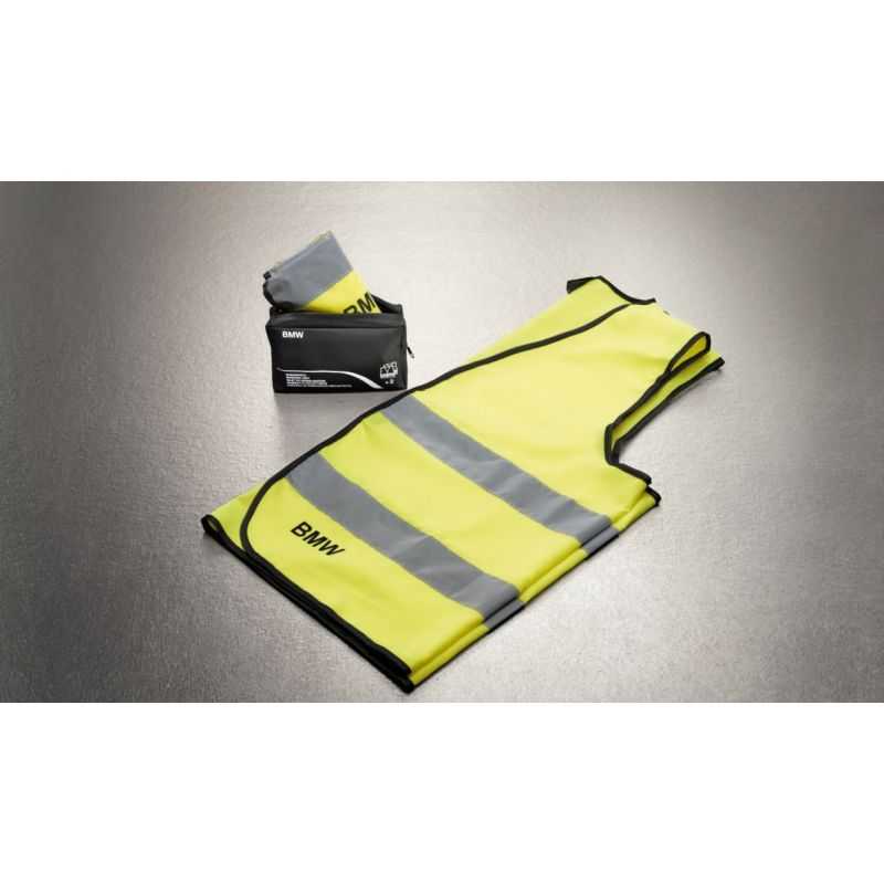 Gilet haute visibilité jaune + triangle de signalisation - Kit sur