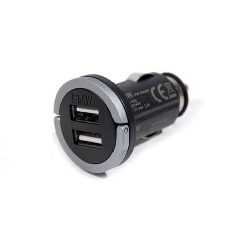 BMW Double chargeur USB avec câble 600 MM