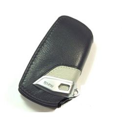 Etui cuir design pour clé BMW Série 7 F01 F02 F04