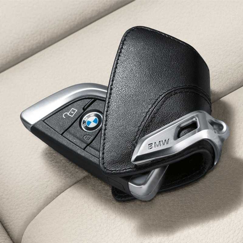 Etui à clés BMW Lines avec fermoir en acier inox pour BMW X5 F15